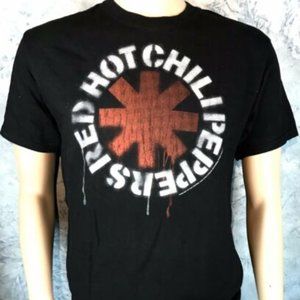 RED HOT CHILLI PEPPERS Logo Tour 2008 Concert M T-